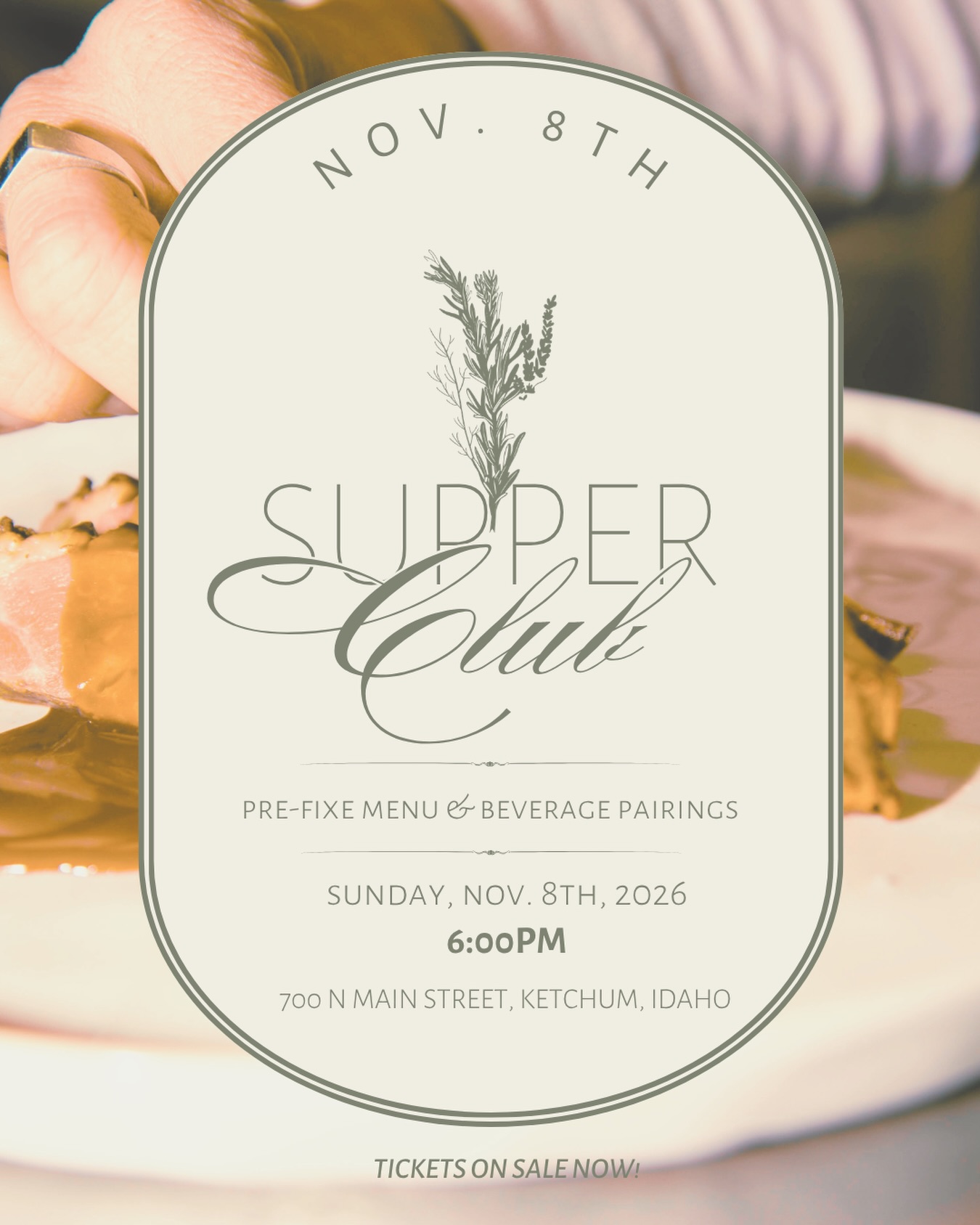 Supper Club at Salted Spring